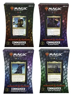 Magic The Gathering: Adventures In The Forgotten Realms - Commander Decks Display (4) - Gry planszowe - miniaturka - grafika 1