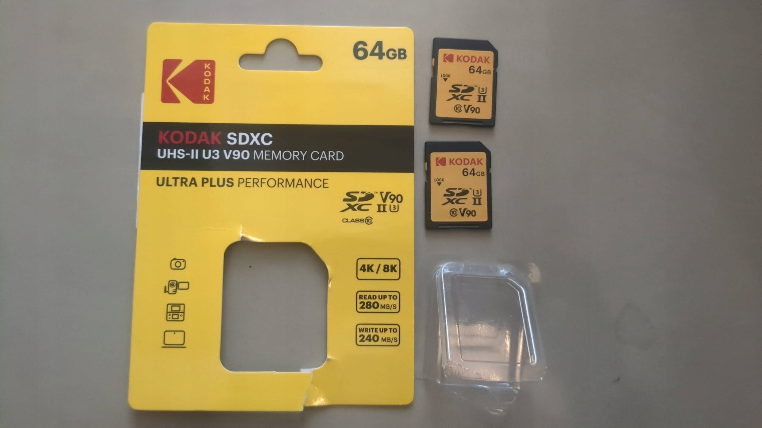 Kodak SD 64GB UHS-II U3 V90 Ultra Pro