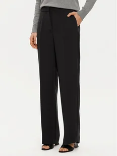 Tommy Hilfiger Spodnie materiałowe WW0WW45445 Czarny Regular Fit - Spodnie damskie - miniaturka - grafika 1