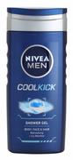 Żele pod prysznic dla mężczyzn - Nivea Nivea Men Cool Kick żel pod prysznic 250 ml dla mężczyzn - miniaturka - grafika 1