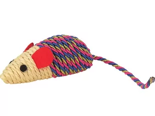Zabawka myszka sznurek Happet K082 10cm - Zabawki dla kotów - miniaturka - grafika 1