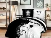 Pościel - Darymex Pościel bawełniana 160x200 król królowa lew lwica sypialni 61499/1 Panelove 4 - miniaturka - grafika 1