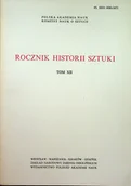 Książki o kulturze i sztuce - Rocznik Historii Sztuki Tom XII - miniaturka - grafika 1
