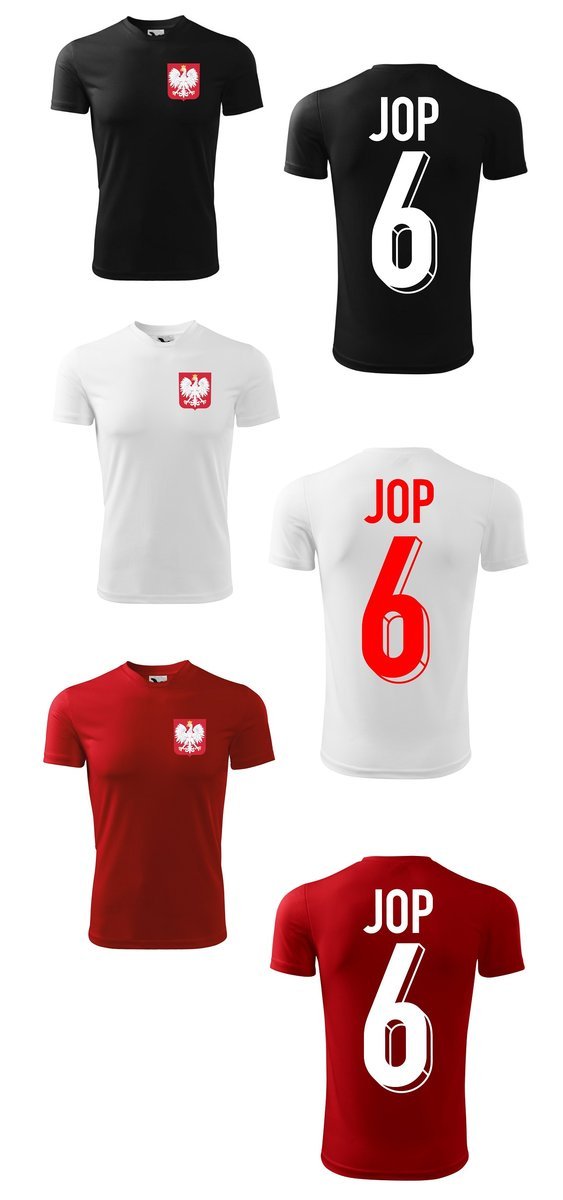 Treningowa Koszulka POLAND Mariusz JOP 6 jr