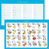Atlasy i mapy - Podkładka edukacyjna alfabet - miniaturka - grafika 1