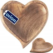 Talerze - Orion Talerz na przekąski drewniany MANGO 20x21 cm - miniaturka - grafika 1