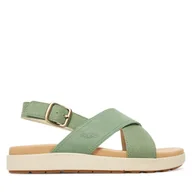 Sandały damskie - Sandały Keen Elle Luxe Cross Strap 1030525 Zielony - miniaturka - grafika 1
