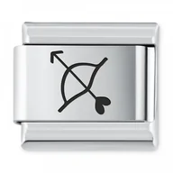 Charmsy - Murrano ITALIAN CHARMS Symbole Miłosne Łuk Amora IH-140 - miniaturka - grafika 1