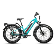 Rowery elektryczne - Rower elektryczny JOBOBIKE ROBIN ST Turquoise one-size - miniaturka - grafika 1