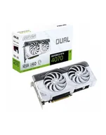 Karty graficzne - ASUS Dual GeForce RTX 4070 White Edition 12GB GDDR6X (DUAL-RTX4070-12G-WHITE) - miniaturka - grafika 1