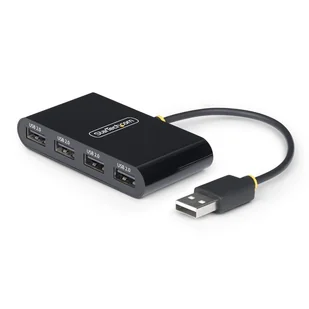 StarTech ST4200MINI2-USB-HUB huby i koncentratory USB 2.0 480 Mbit/s Czarny - Huby USB - miniaturka - grafika 1