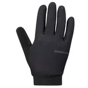 Rękawiczki rowerowe - Rękawiczki rowerowe SHIMANO Explorer (rozmiar S) Czarny - miniaturka - grafika 1