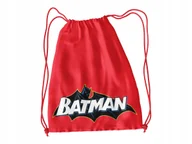 Torby szkolne - WOREK DO SZKOŁY WF/BUTY BATMAN + IMIĘ - miniaturka - grafika 1