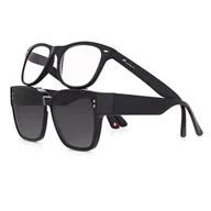 Okulary korekcyjne, oprawki, szkła - Okulary przeciwsłoneczne polaryzacyjne Nakładane na Korekcyjne FIT OVER POL-11-1 - miniaturka - grafika 1