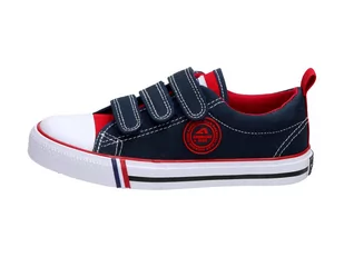 Granatowe trampki dziecięce AMERICAN LH61/21 - American Club - Trampki męskie - miniaturka - grafika 1