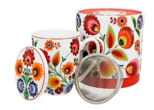 Dystr: justyna ag ŁOWICZ KUBEK ZAPARZACZ 420ml 923107 - Kubki - miniaturka - grafika 1