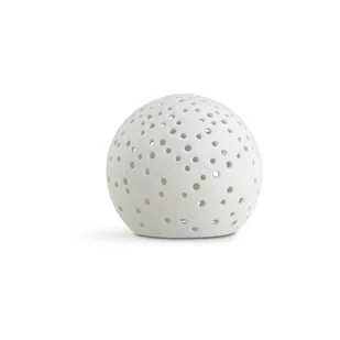 Biały świąteczny świecznik z porcelany kostnej Kähler Design Nobili, ⌀ 12 cm - Świeczniki - miniaturka - grafika 1