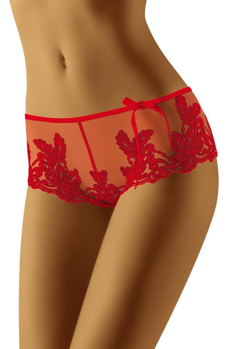 Wol-Bar Coco czerwony M Majtki szorty