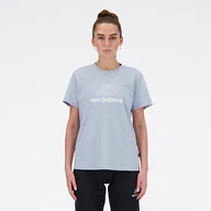 Koszulki i topy damskie - Koszulka damska New Balance WT41816LAY  niebieska - miniaturka - grafika 1