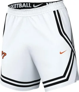 Nike Szorty męskie Dri-Fit DNA Crsovr 8 In Ssnl (ok. 20,5 cm), białe/pomarańczowe bezpieczeństwo, FN2883-100, L - Spodenki damskie - miniaturka - grafika 1