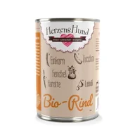 Mokra karma dla psów - HerzensHund Adult 12 x 400 g Woł. bio - miniaturka - grafika 1