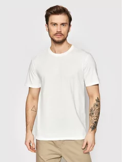 Koszulki męskie - Selected Homme T-Shirt Ventura 16083429 Beżowy Relaxed Fit - grafika 1