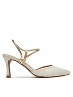 Sandały damskie - Lasocki Czółenka WYL3794-6Z Biały - miniaturka - grafika 1