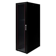 Szafy rack - ROLINE Netzwerkschrank Basic 48,26cm 19Zoll 42 HE 600x1000 BxT Glast�r schwarz 26.21.0209 - miniaturka - grafika 1