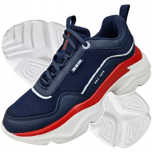 lekkie buty damskie granat Big Star JJ274A117 - Buty sportowe damskie - miniaturka - grafika 1