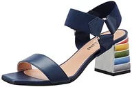 Sandały damskie - Pollini Sandały damskie, Blu, 34 EU - miniaturka - grafika 1