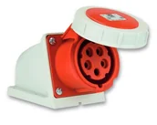 Osprzęt siłowy - PCE POLSKA GS165/IP67 gniazdo stałe 16A 5P 400V IP67 - miniaturka - grafika 1