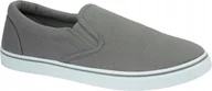 Trampki męskie - Urban Jacks Męskie Trampki Wsuwane Szare 42 Joi - miniaturka - grafika 1