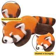 Maskotki i pluszaki - Pluszowa Maskotka Przytulanka Panda Czerwona Obciążone Łapki 30cm LEAN Toys - miniaturka - grafika 1