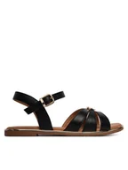 Buty dla dziewczynek - Tommy Hilfiger Sandały T3A2-34280-0326 M Czarny - miniaturka - grafika 1