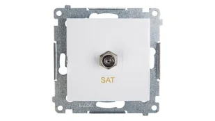 Kontakt Simon 54 BIAŁY GNIAZDO SAT (DASF1.01/11) - Gniazdka elektryczne - miniaturka - grafika 2