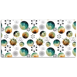 Mata ochronna na biurko Galaktyczny wzór 120x60 cm, Dywanomat - Podkładki na biurko - miniaturka - grafika 1