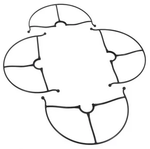 Osłony śmigieł do MJX X102H - czarne - Akcesoria do drona - miniaturka - grafika 1