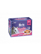 Mokra karma dla kotów - Brit POUCH JELLY FILLET FAMILY PLATE (12x85g) ZH_03245 - miniaturka - grafika 1
