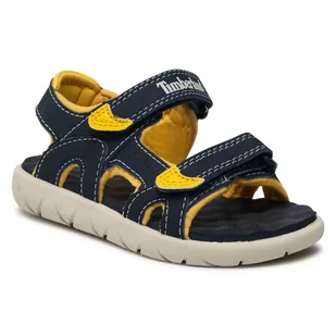 Timberland Sandały Perkins Row 2-Strap TB0A1QXU0191 Navy - Sandały damskie - miniaturka - grafika 1