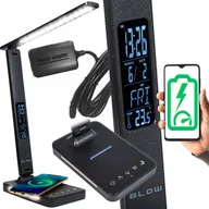 Lampy stojące - Lampka biurkowa Blow 44-153# 10 W czarny - miniaturka - grafika 1