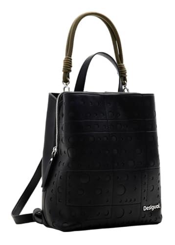 Desigual Women's Accessories PU plecak średni, czarny, jeden rozmiar