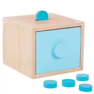 WOOPIE GREEN Drewniana Szuflada Edukacyjna Sorter Montessori - Zabawki kreatywne - miniaturka - grafika 4
