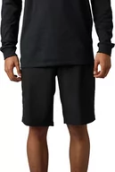 Spodenki męskie - spodenki męskie FOX ESSEX TECH 21 SHORTS Black - miniaturka - grafika 1