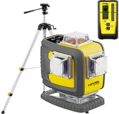 Poziomice laserowe - Multilaser z wiązką fioletową Nivel System CL4D-P ze statywem i czujnikiem cyfrowym - miniaturka - grafika 1