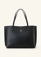 Torebki damskie - Tommy Hilfiger Torba Shopper Distinct Z Saszetką schwarz - miniaturka - grafika 1