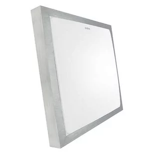 Ideus Plafon LAMPA sufitowa ALEX LED 12W 03243 kwadratowa OPRAWA ścienna KINKIET do łazienki IP44 srebrny 03243 - Lampy sufitowe - miniaturka - grafika 1
