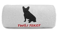 Ręczniki - pat15.net Mały ręcznik z haftem Buldożek francuski 100x50 803 - miniaturka - grafika 1