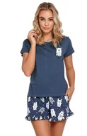 Piżamy damskie - Doctor Nap piżama w misie kr.kr. BEAR PM.4219, Kolor granatowy, Rozmiar S, Doctor Nap - Intymna - miniaturka - grafika 1