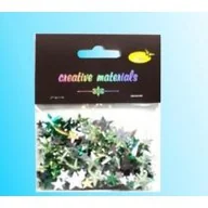 Zabawki kreatywne - Galeria Hobby Elementy kryształkowe gwiazdy 6-22 mm, 20g zielone - miniaturka - grafika 1
