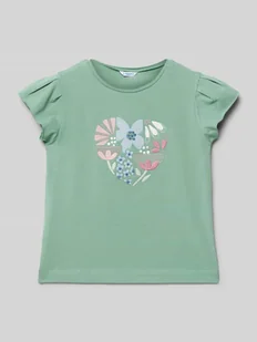 T-shirt z nadrukowanym motywem - Koszulki dla dziewczynek - miniaturka - grafika 1